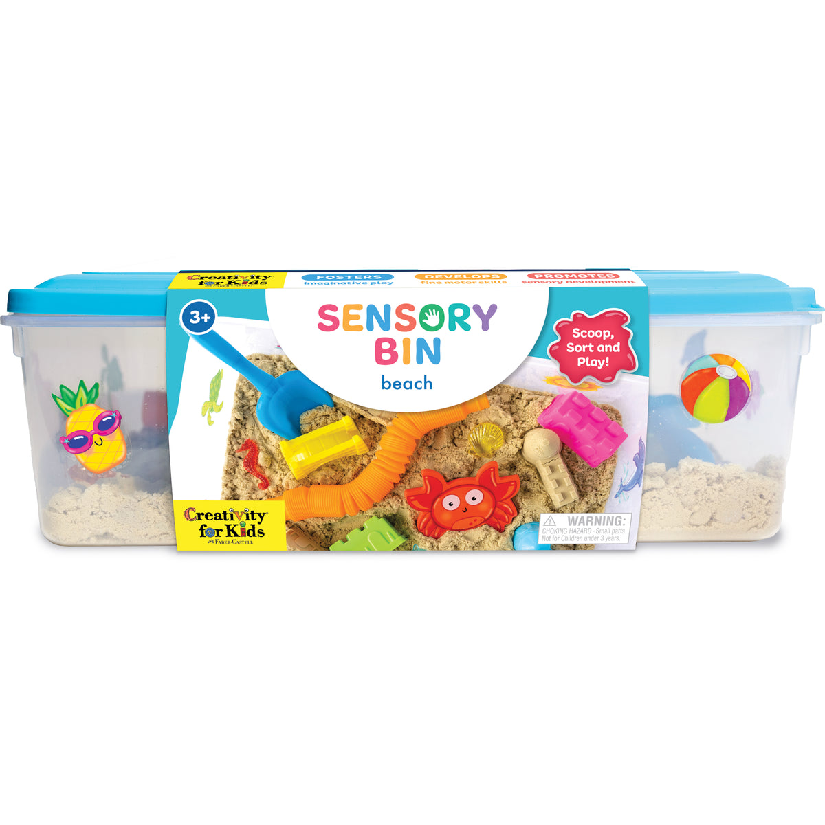Creativity for Kids Beach Sensory Bin complete sensory play kit