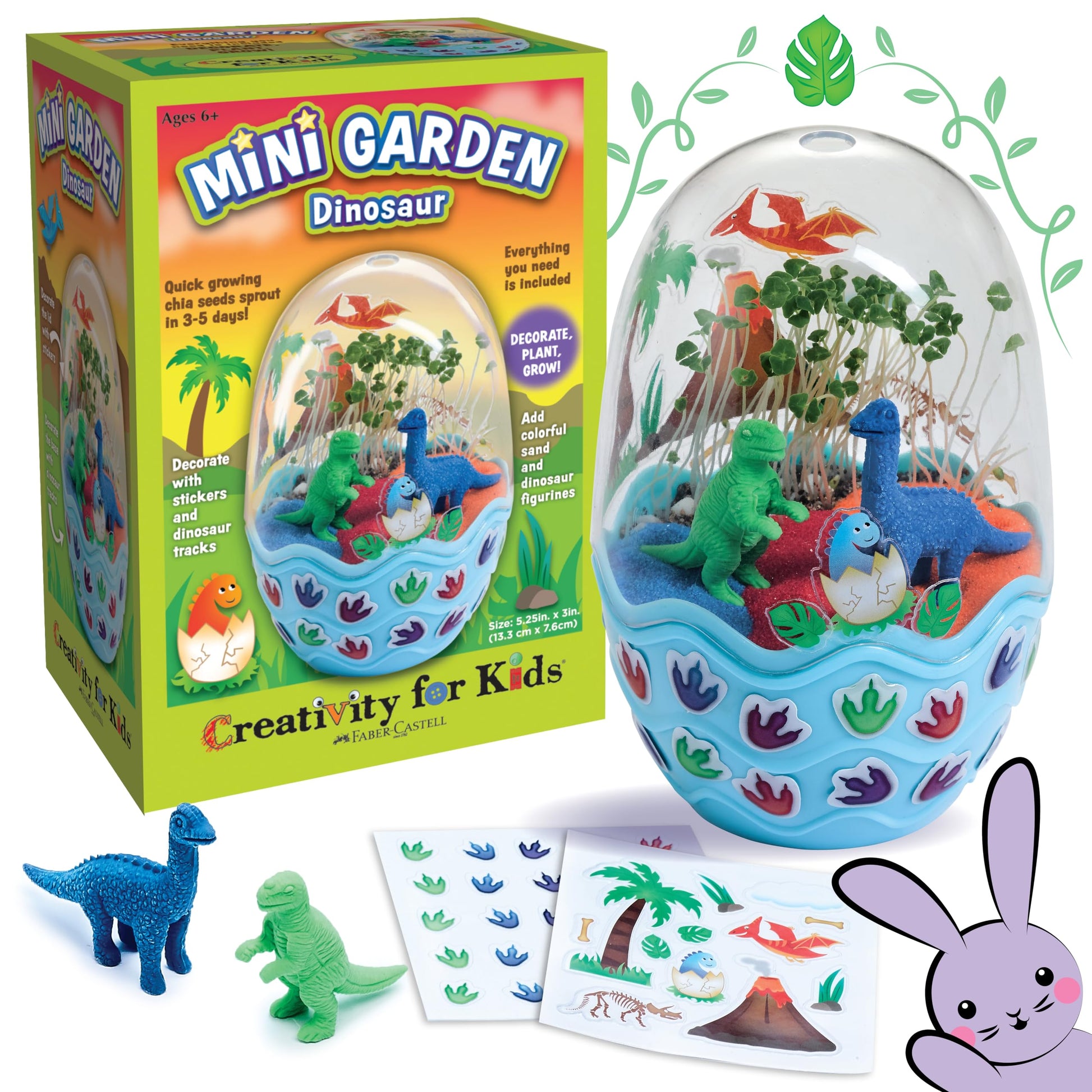 Creativity for Kids Dinosaur Mini Garden grow your own kids gardening kit