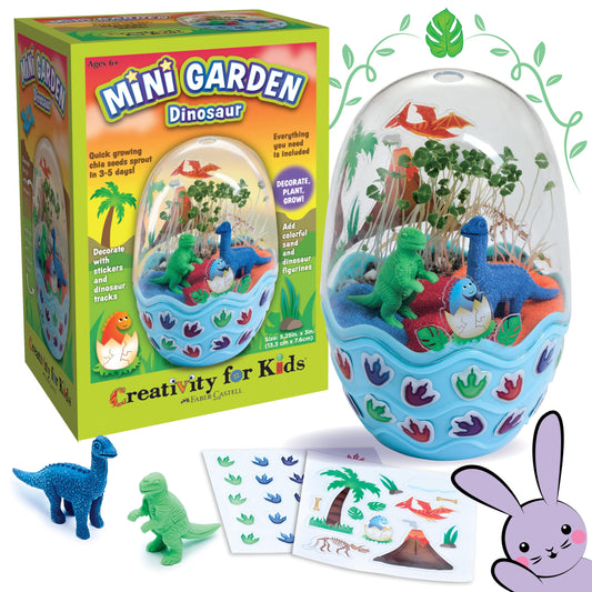 Creativity for Kids Dinosaur Mini Garden grow your own kids gardening kit