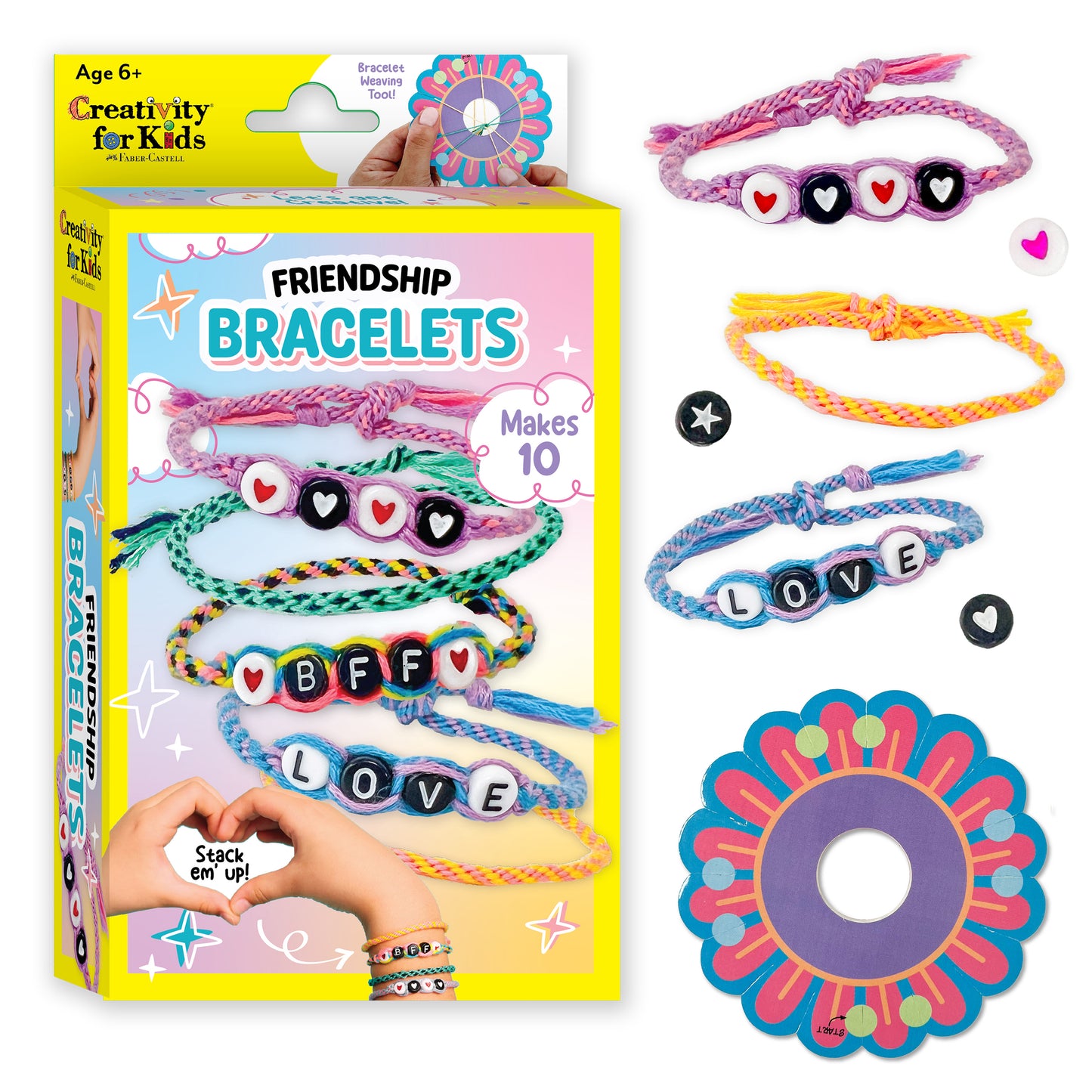 Creativity for Kids Friendship Bracelets mini craft kit