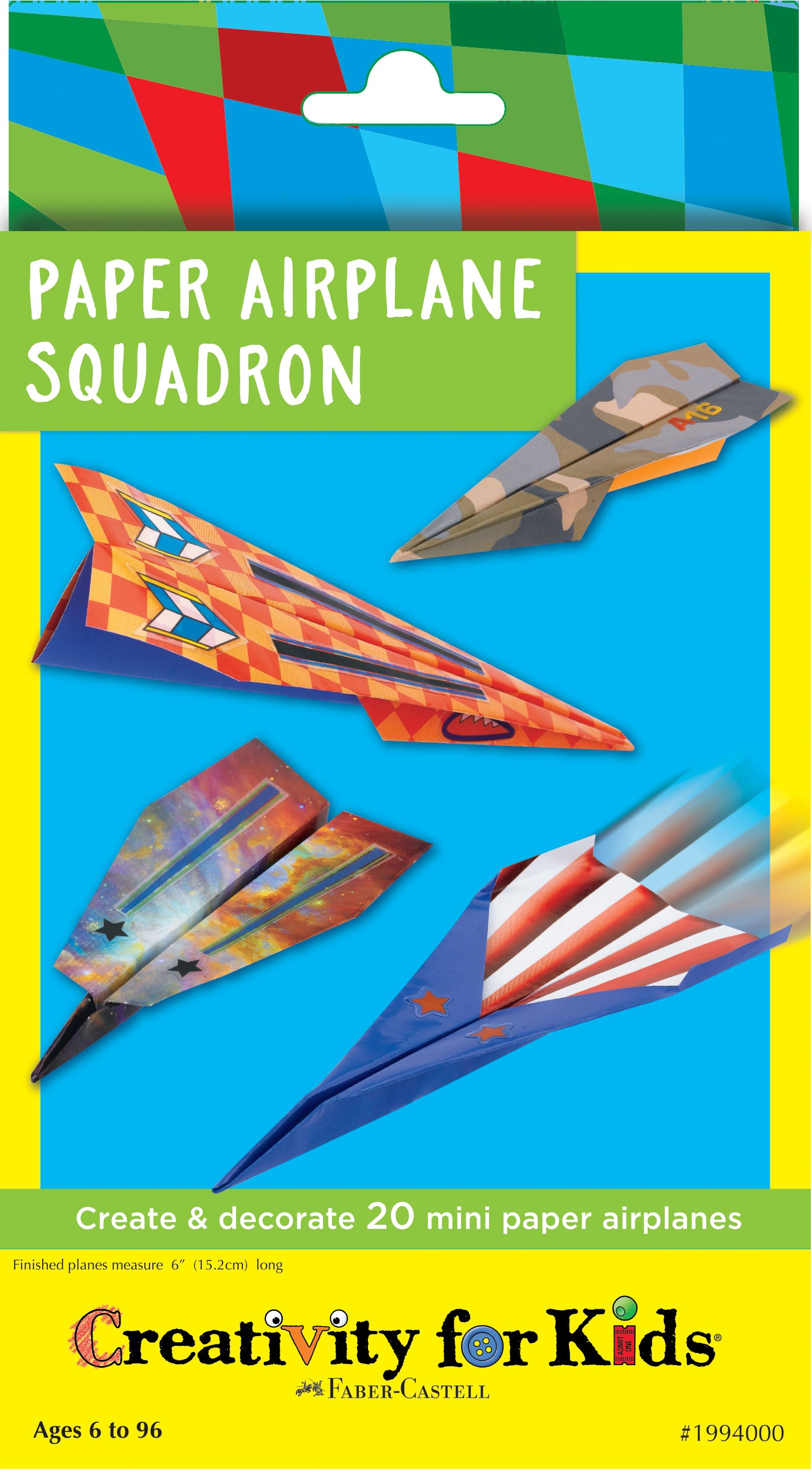 Creativity for Kids Paper Airplane Squadron kit packaging