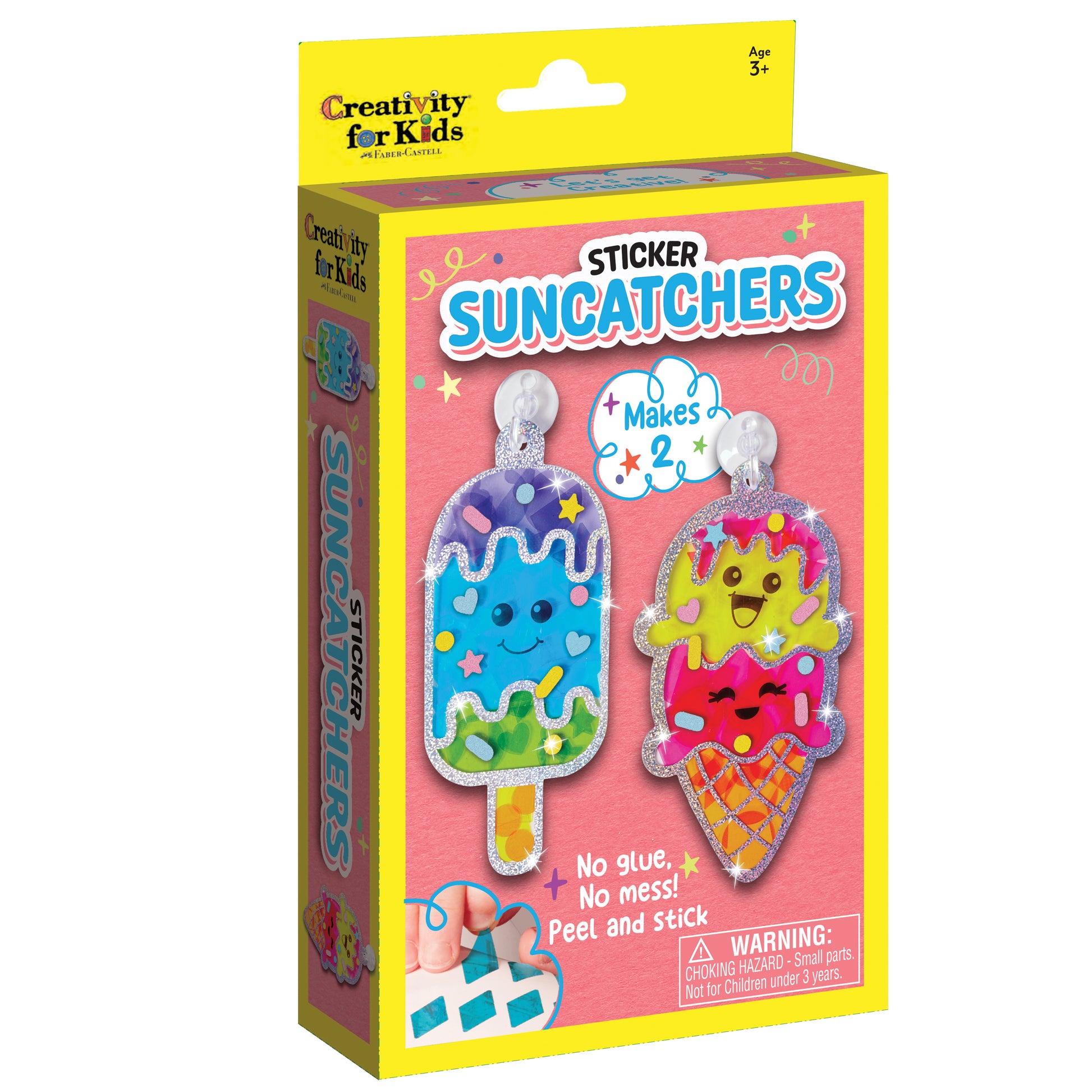 Creativity for Kids Sticker Suncatchers ice cream window art craft kit