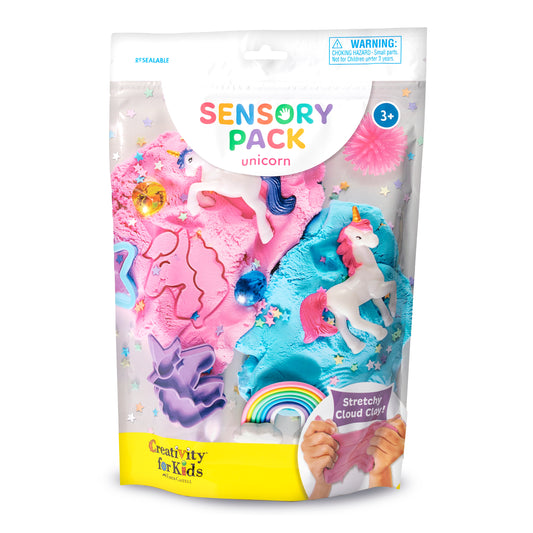 Creativity for Kids Unicorn Sensory Pack magical sensory play kit for ages 3+