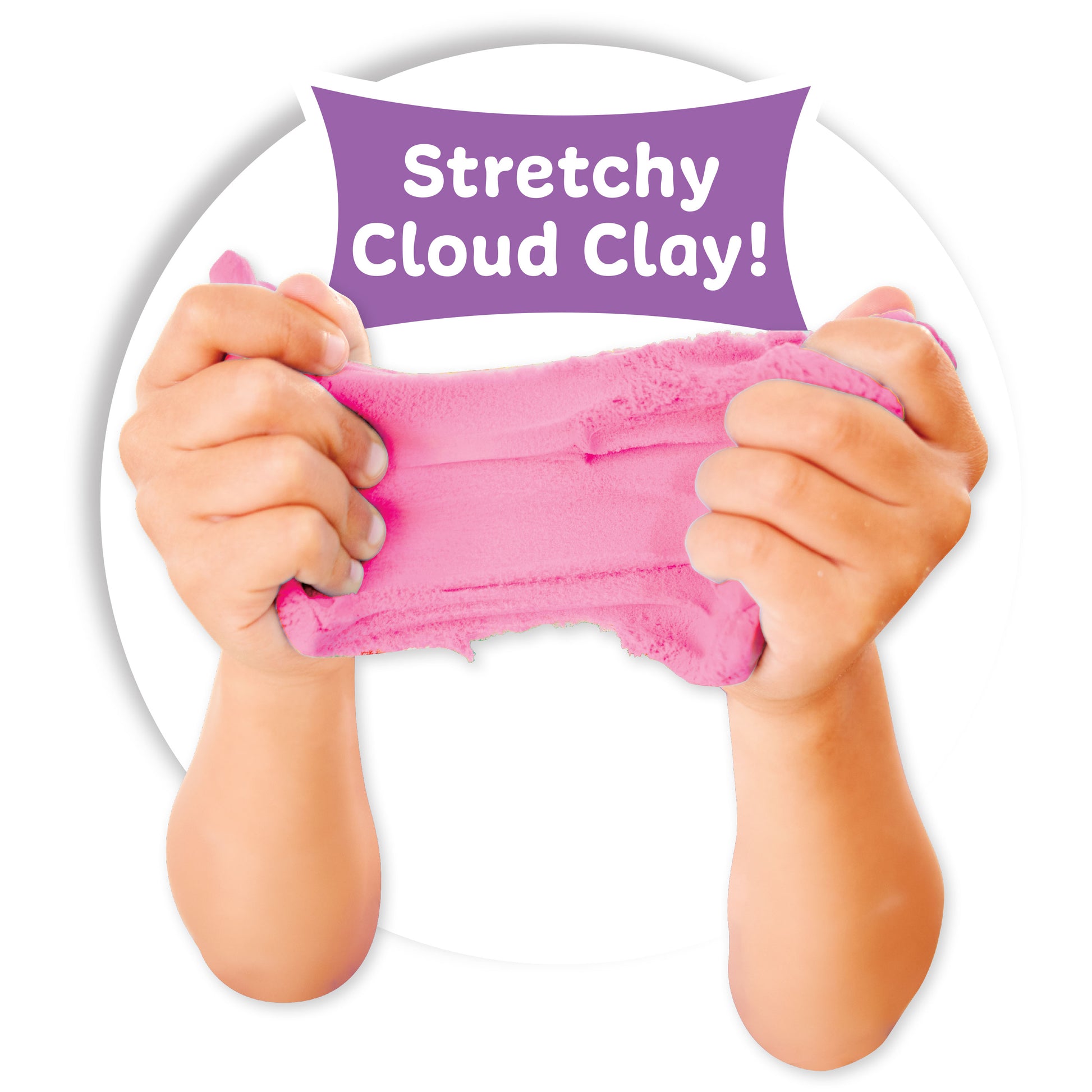 Stretchy cloud clay from the Creativity for Kids Unicorn Sensory Pack